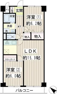 エンゼルハイム洗足【4階】の間取り