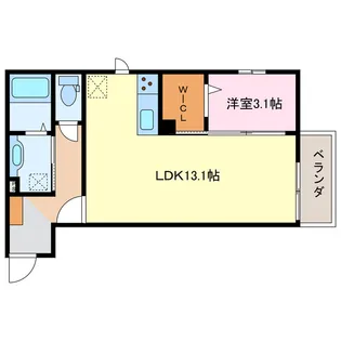 タートルエイト【2階】の間取り