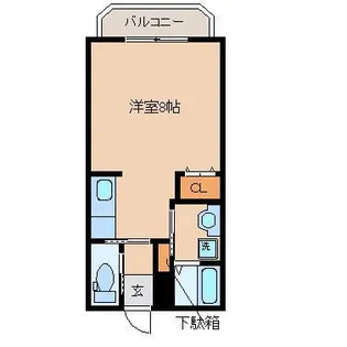 プルーヴ【1階】の間取り