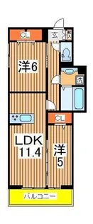 Noble Ferro B棟【3階】の間取り