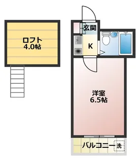 ハーモニーハイツ【2階】の間取り