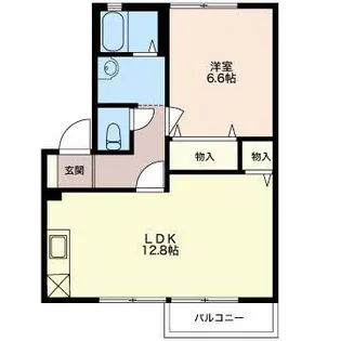 シャルマン城東II【1階】の間取り