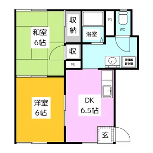アトゥレ倉石 N【2階】の間取り
