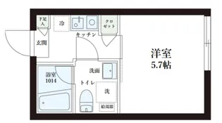 レピュア中板橋駅前レジデンス【1階】の間取り