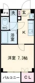 エフスタイル天美南【2階】の間取り