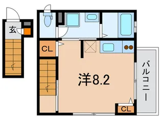 パークサイド薬師【2階】の間取り