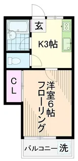 コーポ石川【2階】の間取り