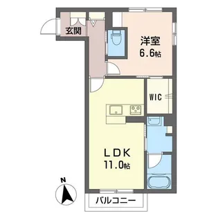 シンシアコート B【1階】の間取り