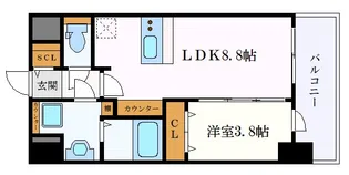プレサンスTHE新栄【12階】の間取り