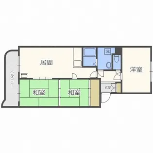 メビウス323【1階】の間取り