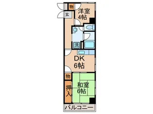 ラ・ボアコートin花園【3階】の間取り