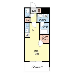 フェアリーズ白山【9階】の間取り