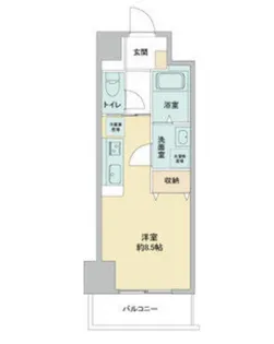 La Douceur今池(ラドゥセールイマイケ)【5階】の間取り