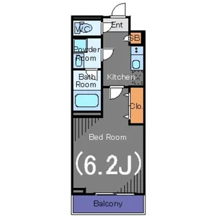 ガーラ・ヒルズ武蔵小山【5階】の間取り