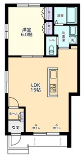 メゾン・シエル【1階】の間取り
