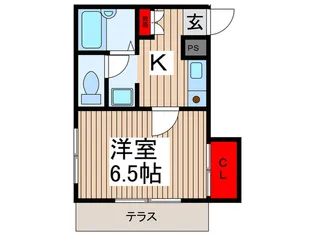 メゾンジュネス【1階】の間取り