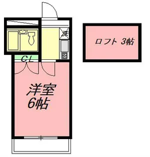 グッドスリー【2階】の間取り