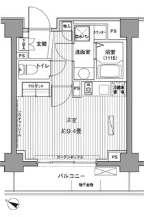 ヒューリックレジデンス茗荷谷【2階】の間取り
