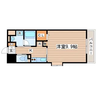 MFPRコート晩翠通り【8階】の間取り