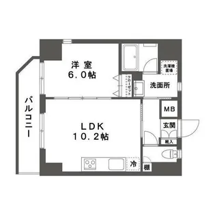 エシュレ湘南【4階】の間取り