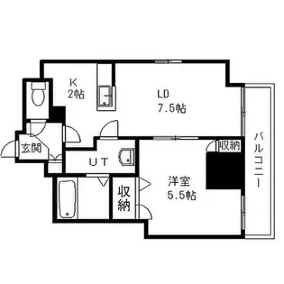 コートビバリッジ【5階】の間取り