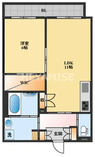 エルズコート【5階】の間取り
