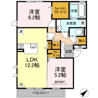 ルーセント【2階】の間取り