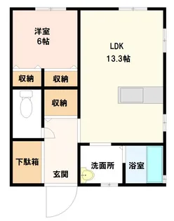サンハイム【1階】の間取り
