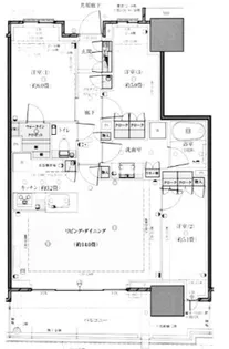 幕張ベイパークライズゲートタワー【23階】の間取り