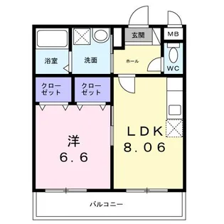 さくらテラス【3階】の間取り