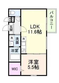 グランシールIII番館【1階】の間取り