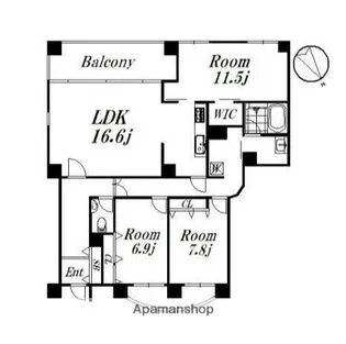 宮前ヴィレッジ【1階】の間取り