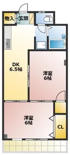 コートヒルズ【1階】の間取り