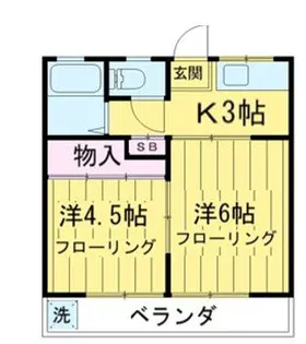 本八幡サンローズ【1階】の間取り
