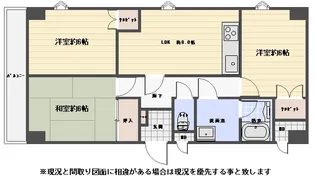 グリーンヒルズ初芝南【2階】の間取り