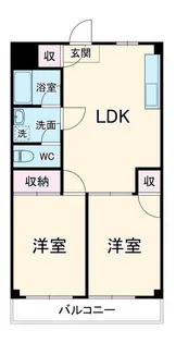 山王プラザ【2階】の間取り