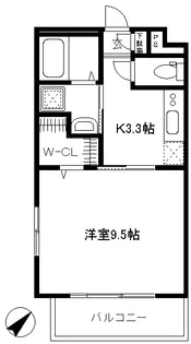 アビタシオンシャーム【2階】の間取り