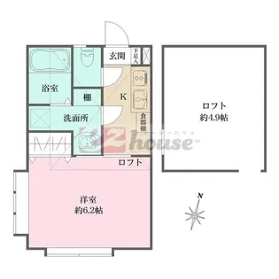 モン・シャトー中野【2階】の間取り