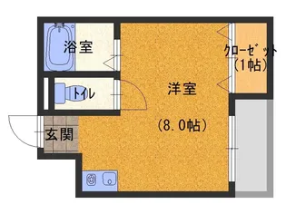 リベルテ古川橋【2階】の間取り