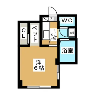 ノースルミエール【4階】の間取り