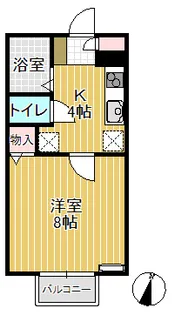 メゾンド・サンコークIII【2階】の間取り