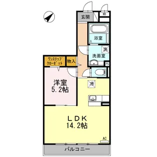 ファーストステージ本厚木【2階】の間取り