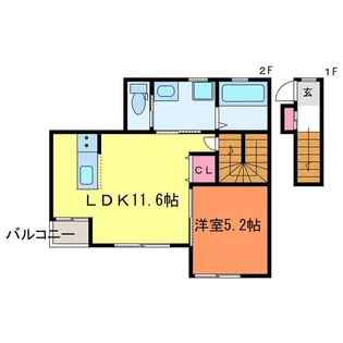 オリエントパーク【1階】の間取り