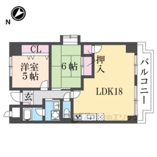 ベルメゾン宮下【4階】の間取り
