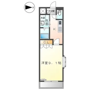 フィオーレ【1階】の間取り