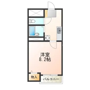 コンフォート宮本町【2階】の間取り