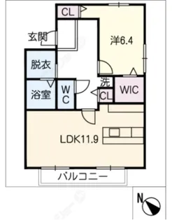 ドエル3.1 2棟【1階】の間取り