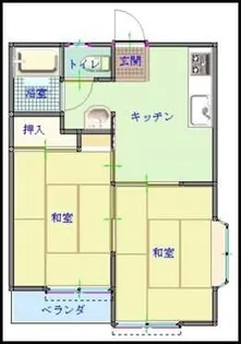 プラザサモワールIII【1階】の間取り