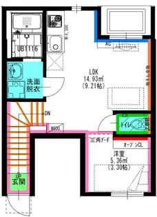 TRES【2階】の間取り
