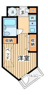 コスモヒルハウスB【2階】の間取り